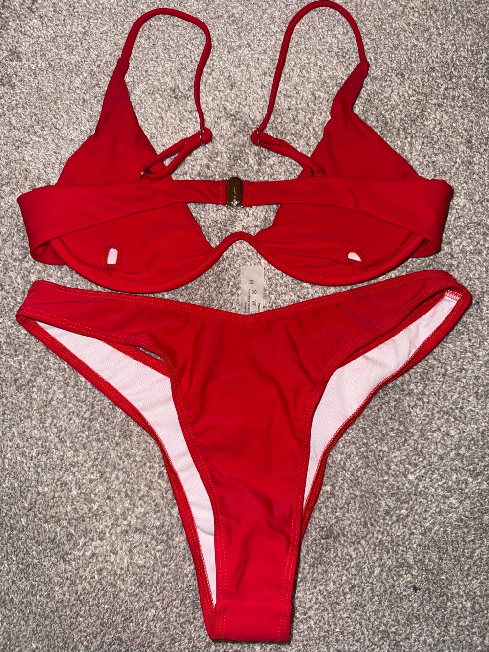 Red Bikini Set - Picture 2 of 4